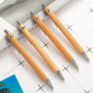 3Pcs-lot-Creative-Wood-Handle-Bamboo-Ballpoint-Pen-Office-School-Supplies-Pens-Writing-Rollerball-Pen-Student