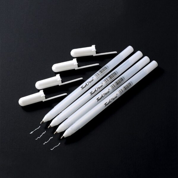 4Pcs White Ink Gel Pen Gel Royalty Pens | The largest selection of Novelty Pens, Multi color pens and more!