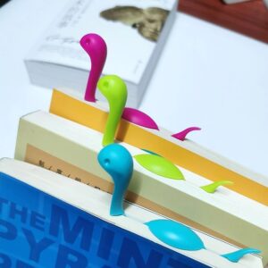 Creative-Loch-Ness-Monster-Animals-Bookmark-Coloured-3D-Funny-Reading-Book-Folder-Page-Kawaii-School-Stationery