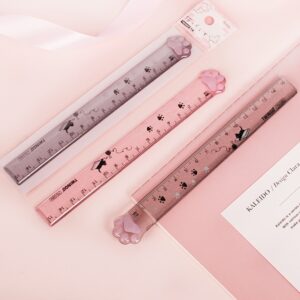 Cute-Cat-Claw-Creative-15cm-Transparent-Plastic-Ruler-Measuring-Ruler-Kawaii-Student-School-Office-Supplies-Cute